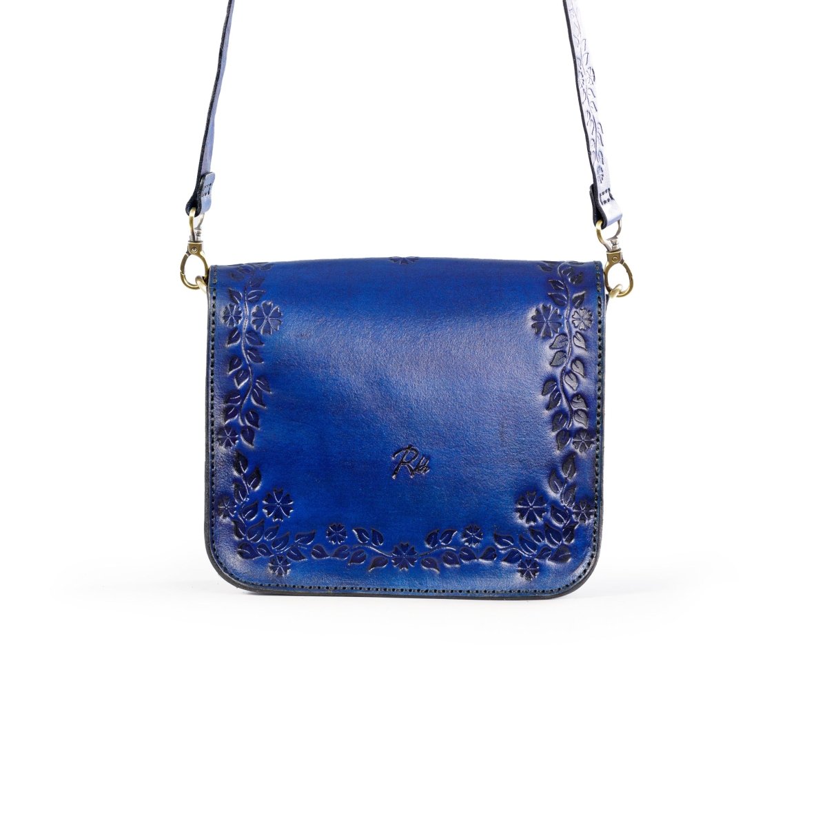FLORENTIA BAG in Blue - Riham Khairallah