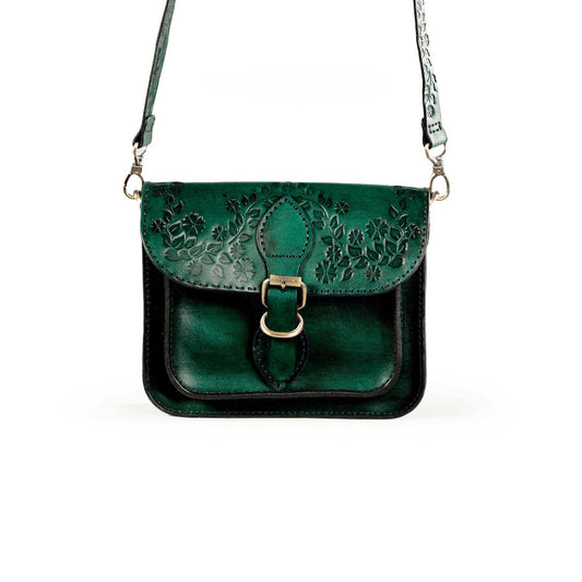 FLORENTIA BAG in Green - Riham Khairallah