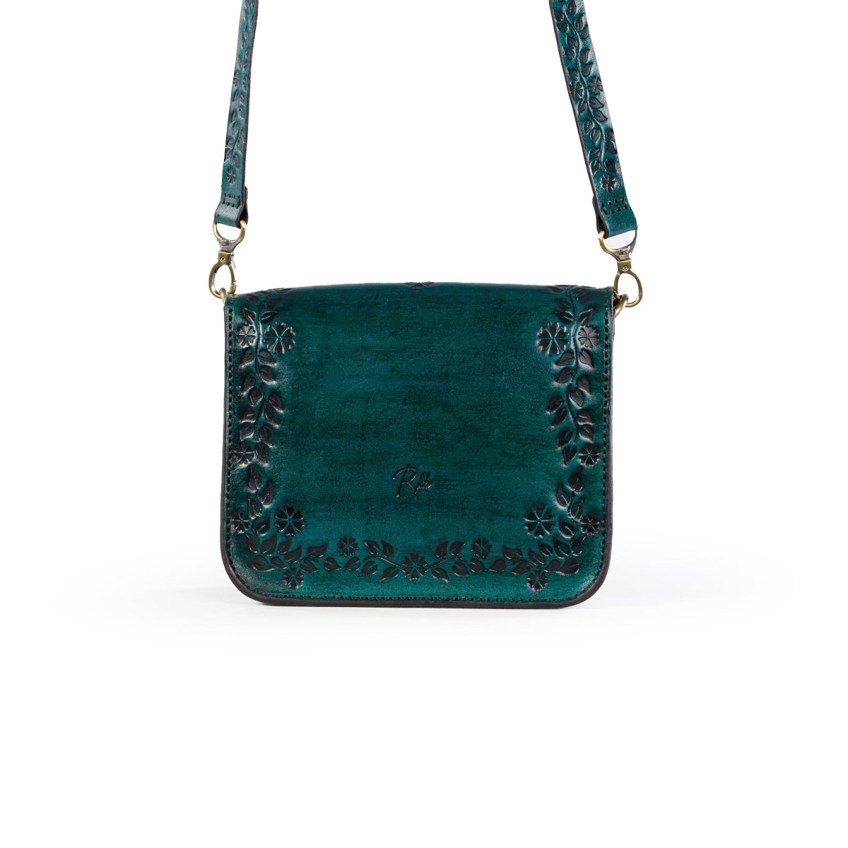 FLORENTIA BAG in Green - Riham Khairallah