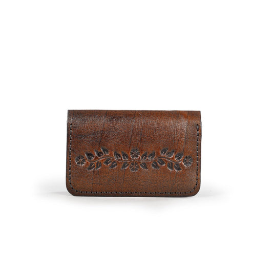 FLORENTIA WALLET in Brown - Riham Khairallah