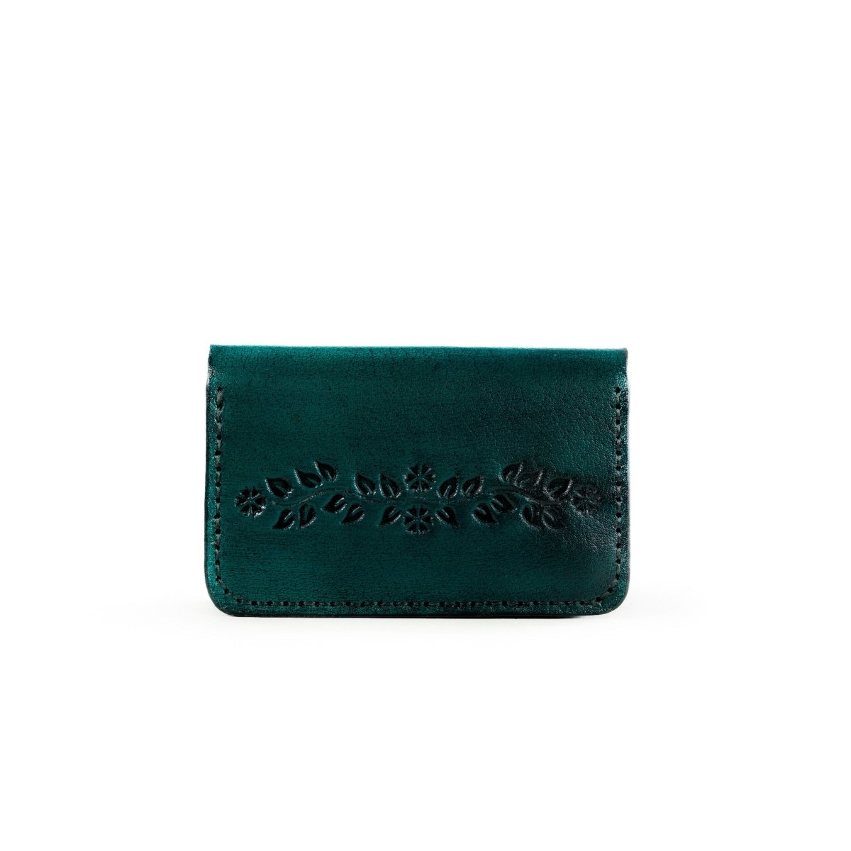 FLORENTIA WALLET in Forest Green - Riham Khairallah