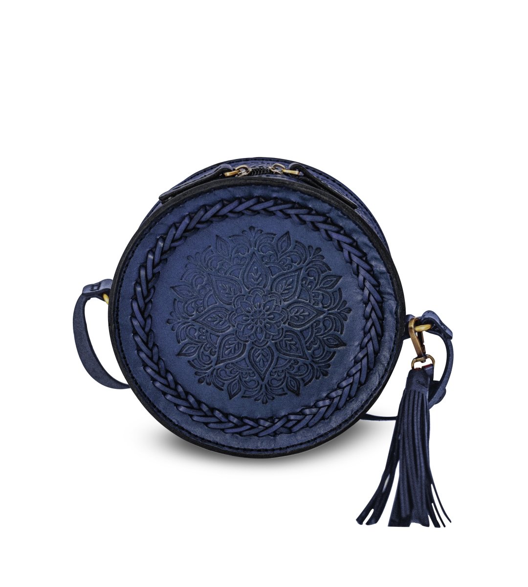 THE LUNARA BAG in Blue - Riham Khairallah