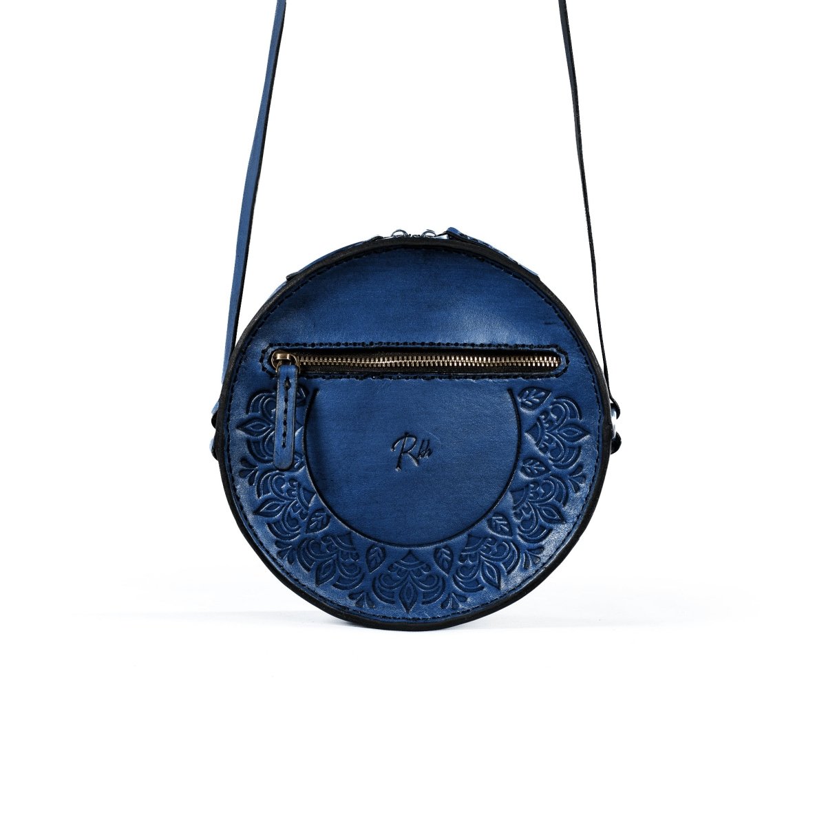 THE LUNARA BAG in Blue - Riham Khairallah
