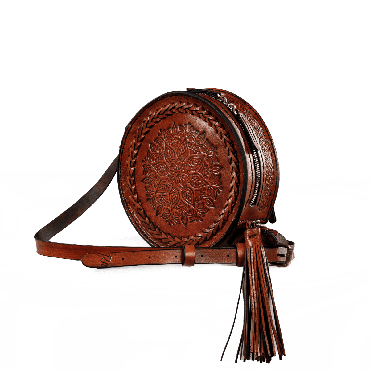 THE LUNARA BAG in Brown - Riham Khairallah