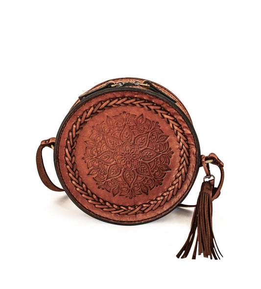 THE LUNARA BAG in Camel - Riham Khairallah