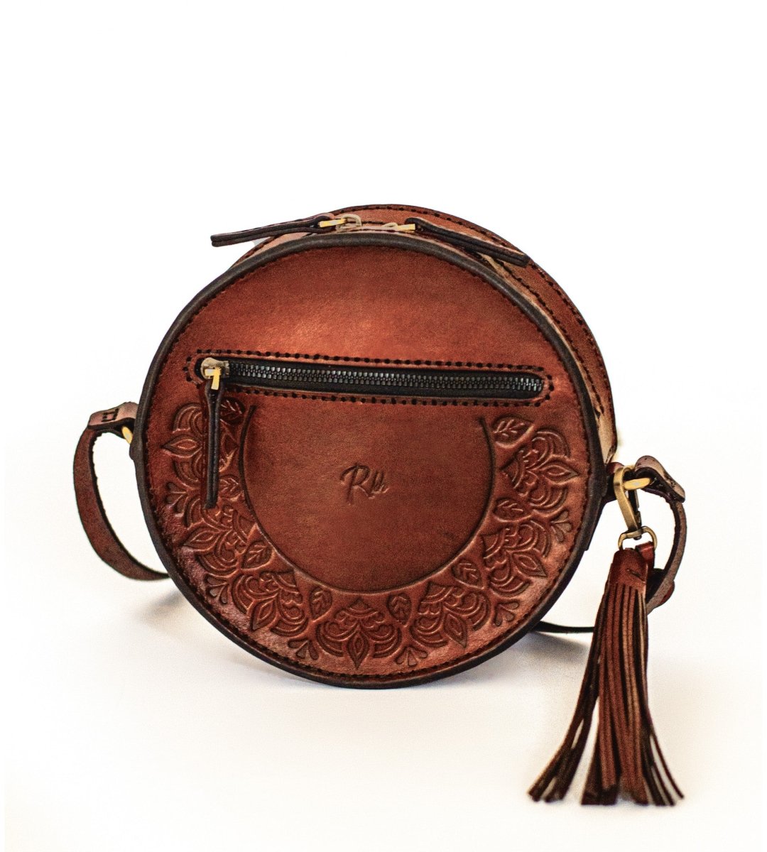 THE LUNARA BAG in Camel - Riham Khairallah
