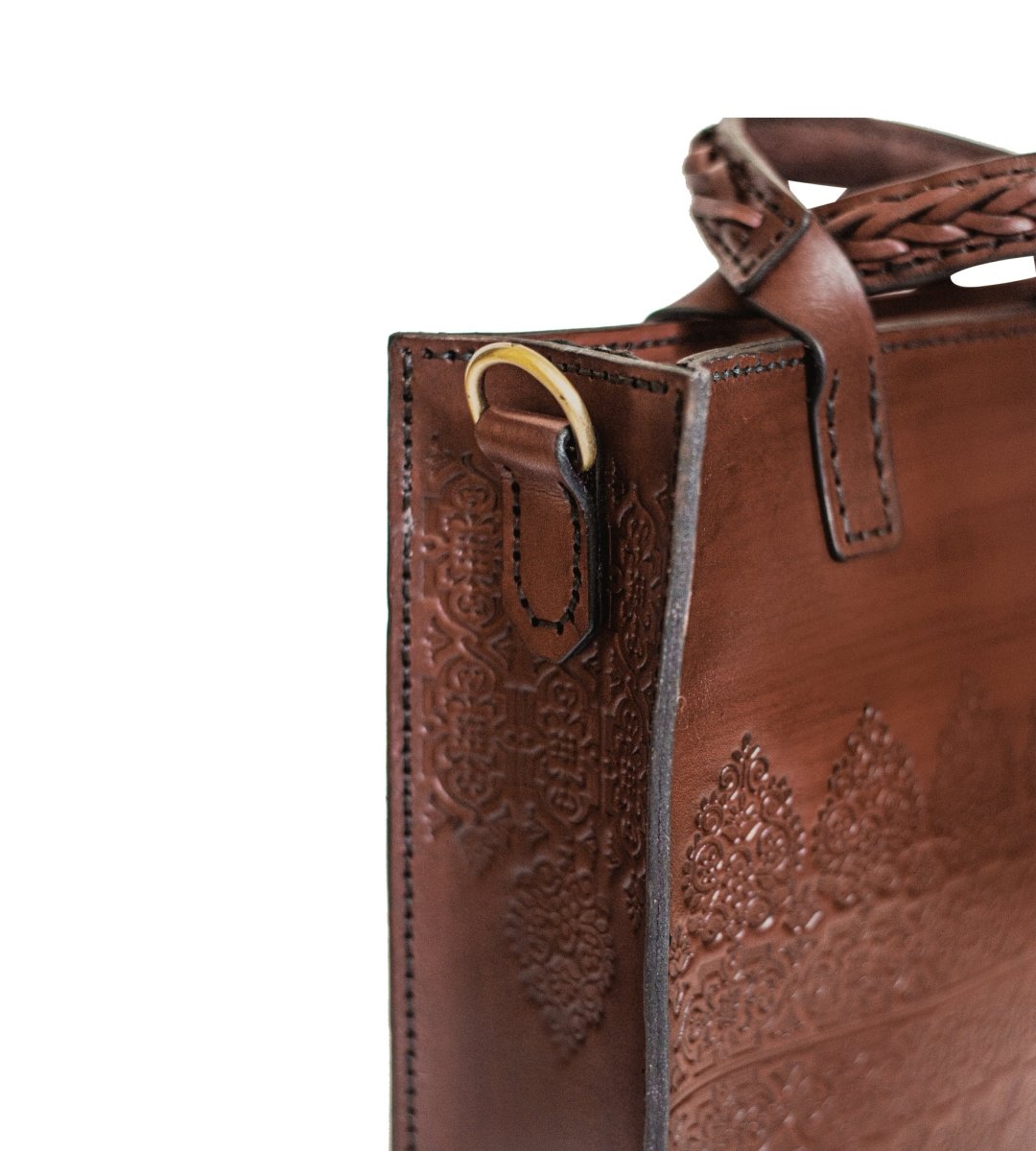 THE NIVARA BAG in Brown - Riham Khairallah