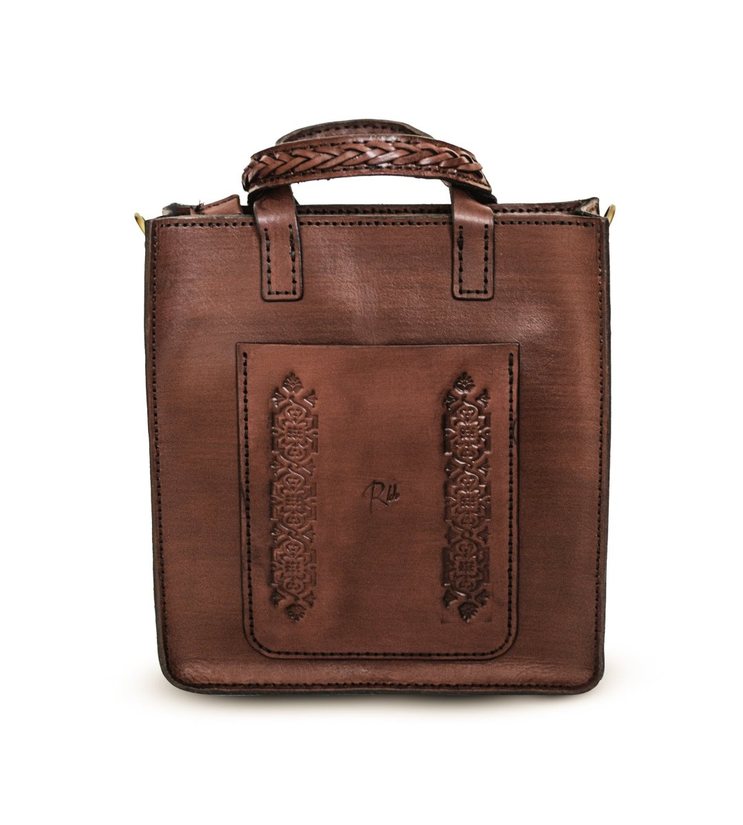 THE NIVARA BAG in Brown - Riham Khairallah