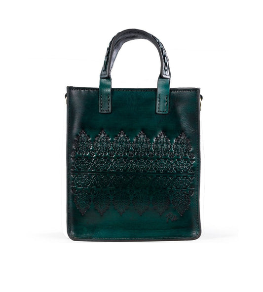 THE NIVARA BAG in Forest Green - Riham Khairallah