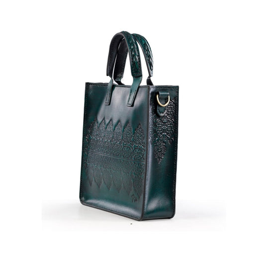 THE NIVARA BAG in Forest Green - Riham Khairallah