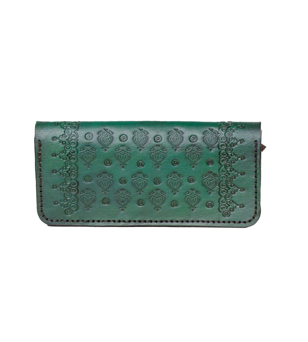 ZAYA WALLET in Green - Riham Khairallah