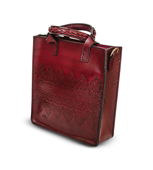 THE NIVARA BAG in Burgundy