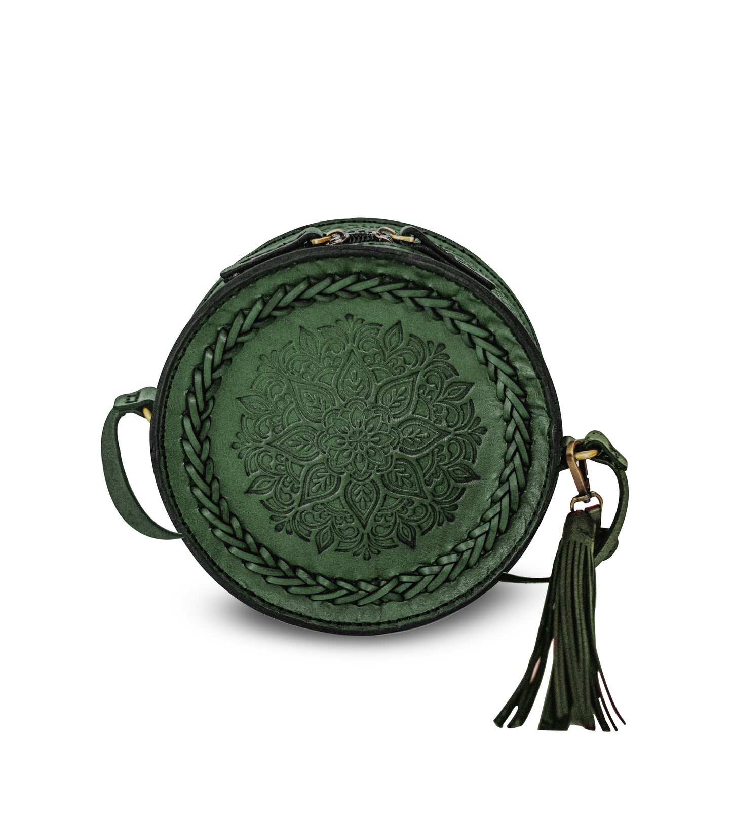 THE LUNARA BAG in Forest Green