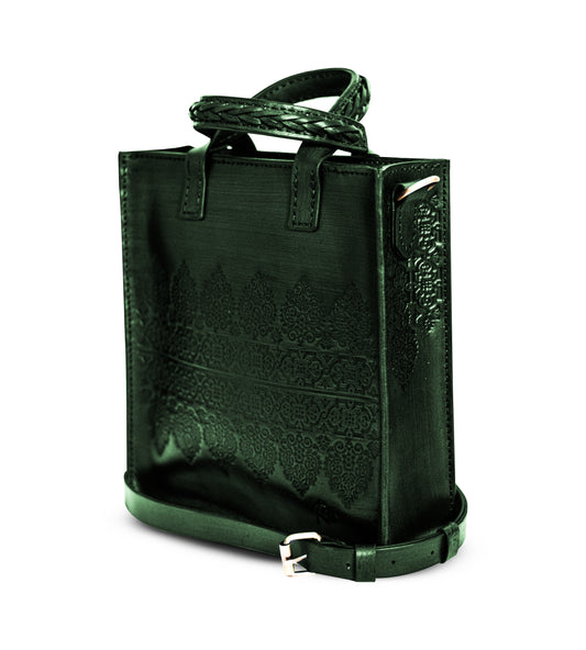THE NIVARA BAG in Forest Green