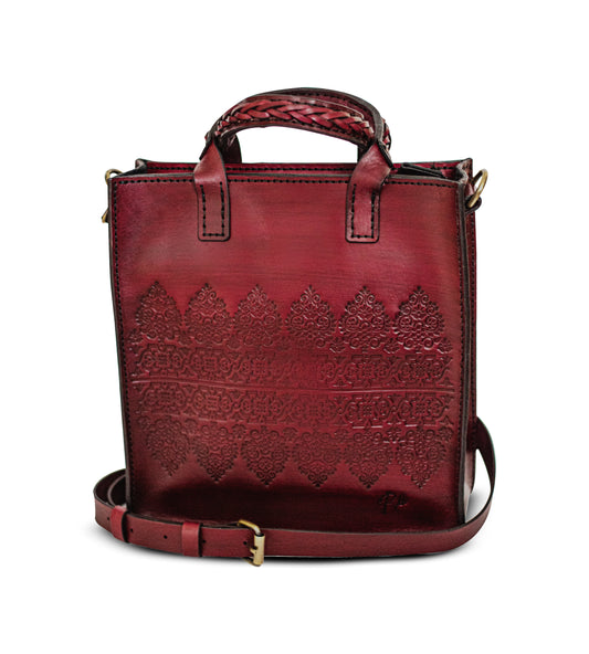 THE NIVARA BAG in Burgundy
