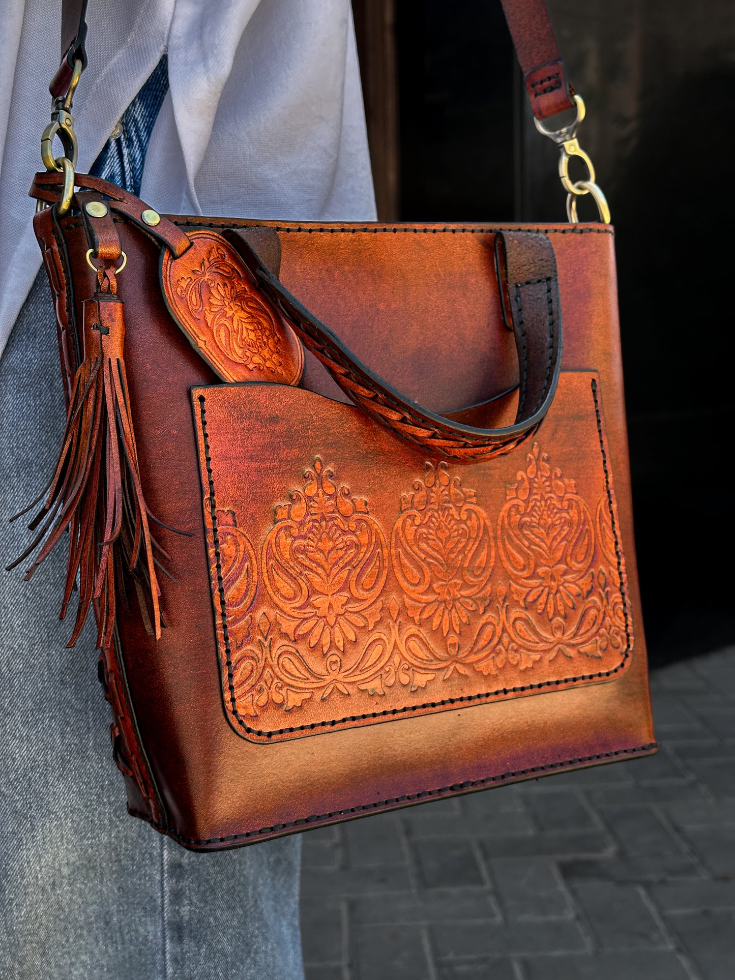 ALMA TOTE BAG In Camel