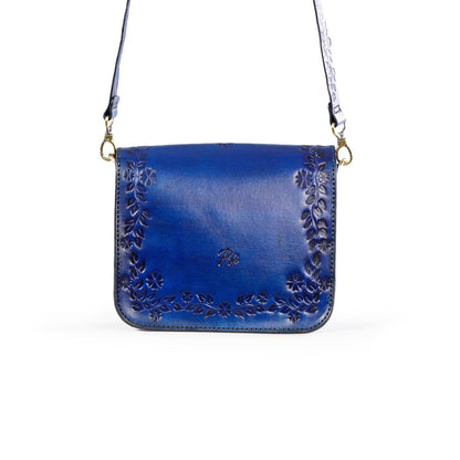 FLORENTIA BAG in Blue - Riham Khairallah