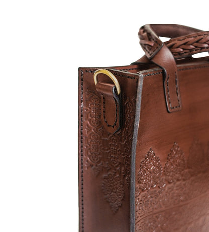 THE NIVARA BAG in Brown - Riham Khairallah