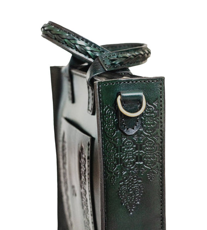 THE NIVARA BAG in Forest Green - Riham Khairallah