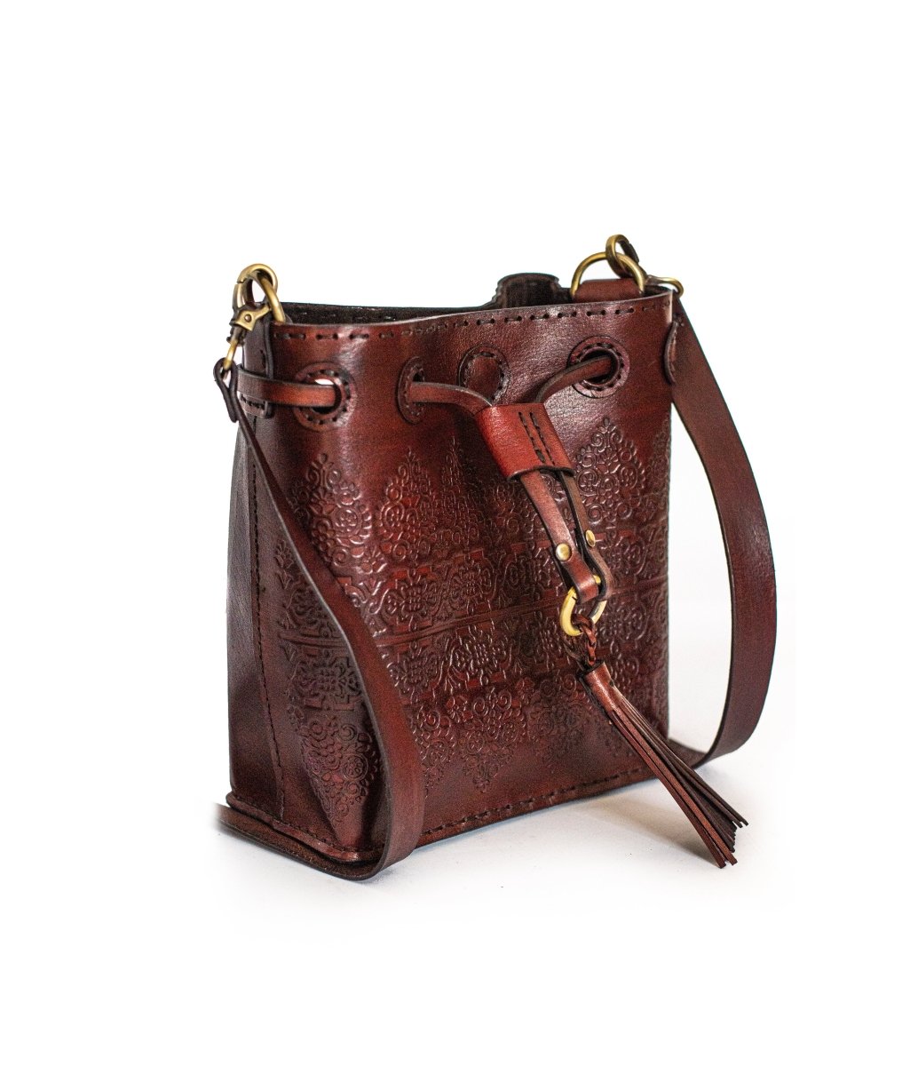 The ZENITH Bag in Brown - Riham Khairallah